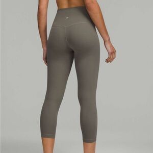 Lululemon Align Crop 23” Leggings in Grey Sage Size 6